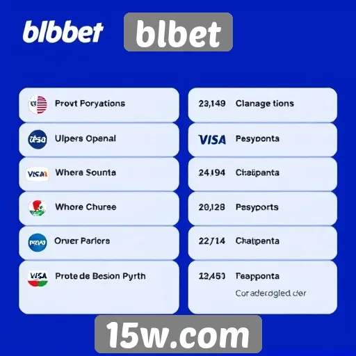 Opções de pagamento disponíveis no blbet